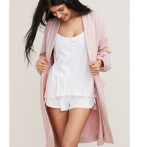 Hatch Pink Open Front Nesting Robe Cardigan